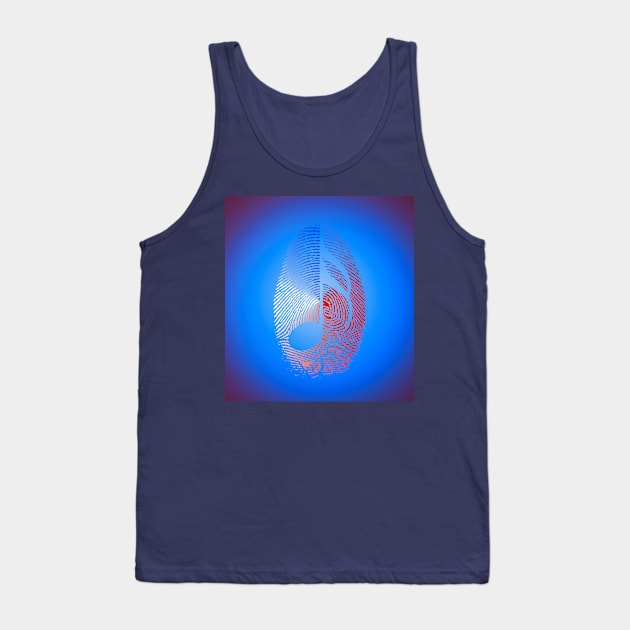 Music Fingerprint Tank Top by rolffimages